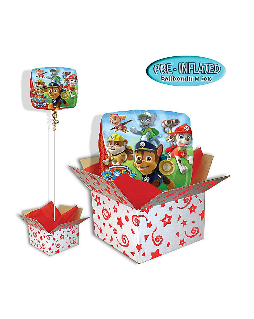 Paw Patrol Birthday Balloon In A Box Paw Patrol Birthday Balloon In A Box
