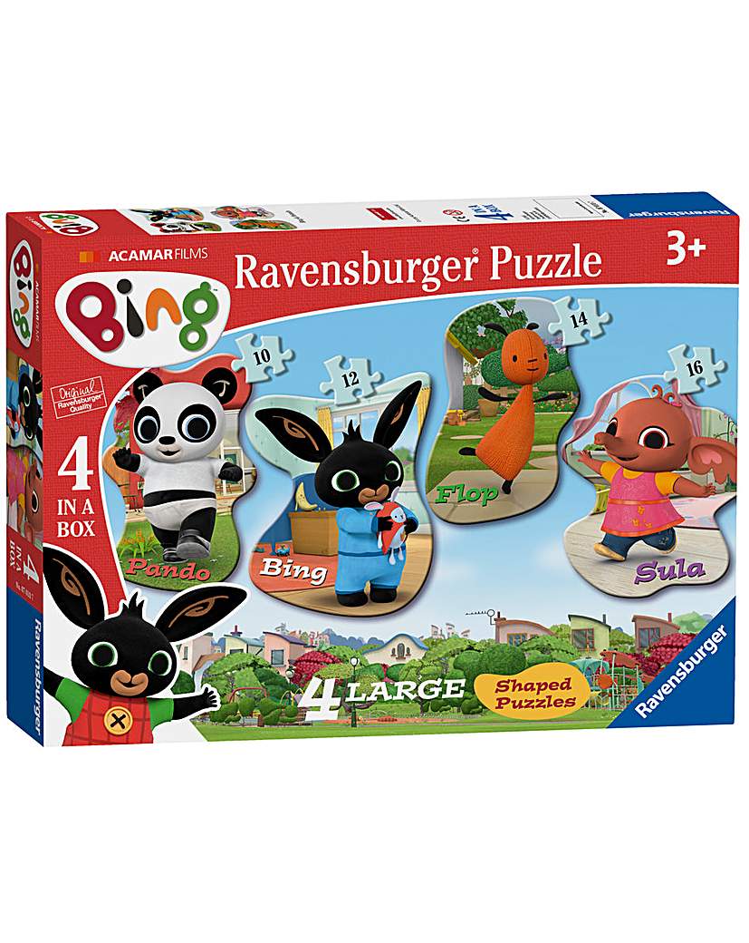 Bing Bunny 4 Shaped Jigsaw Puzzles Bing Bunny 4 Shaped Jigsaw Puzzles