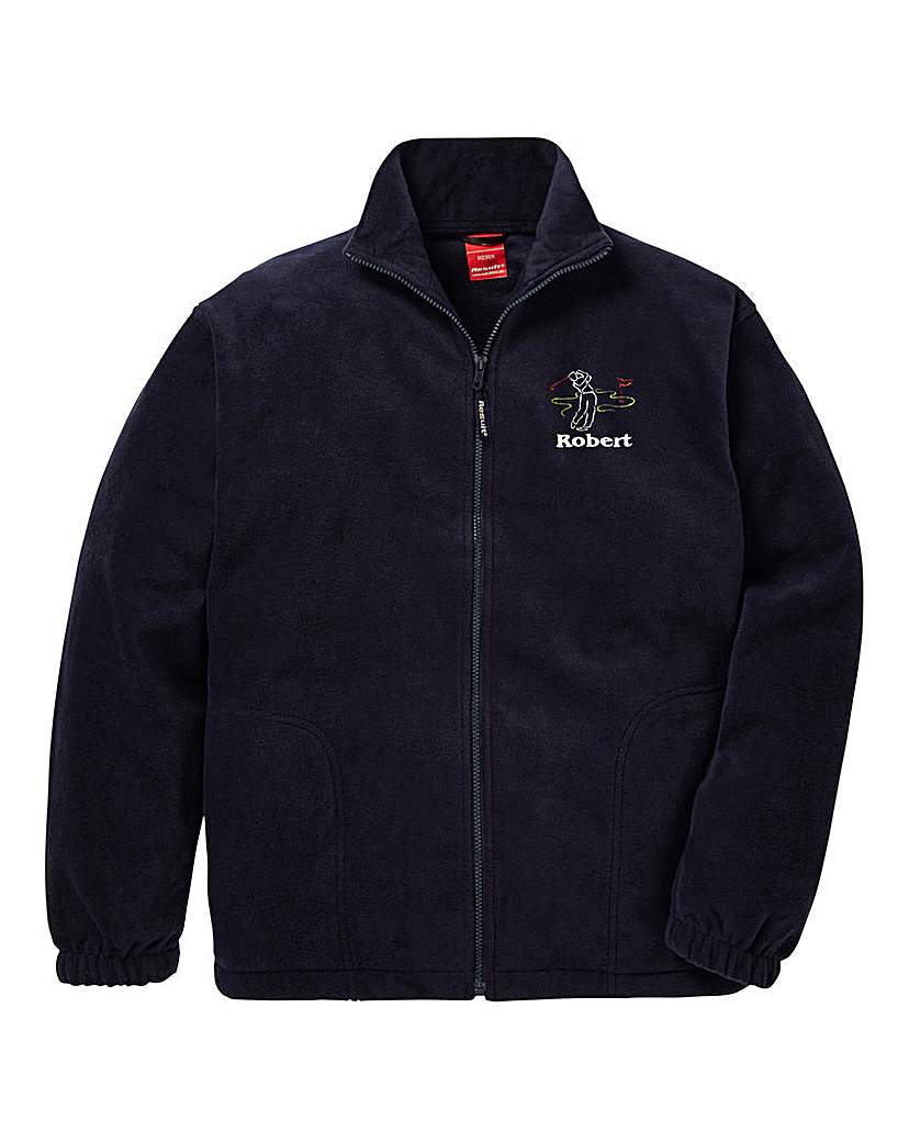 Personalised Golf Zip Up Fleece Personalised Golf Zip Up Fleece