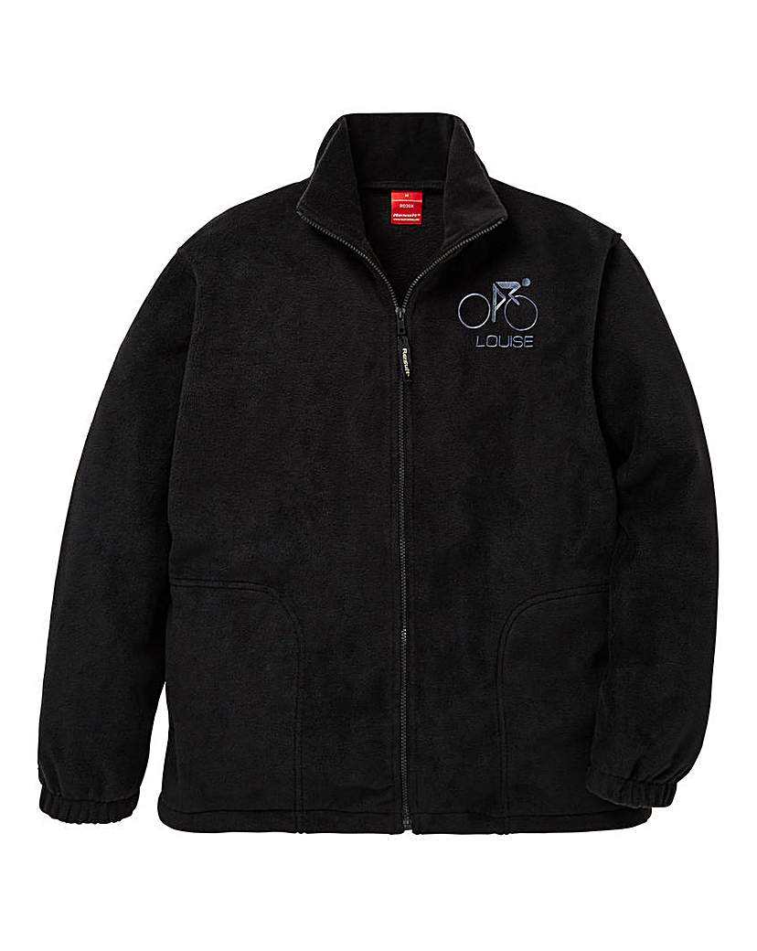 Personalised Cycling Zip Up Fleece Personalised Cycling Zip Up Fleece