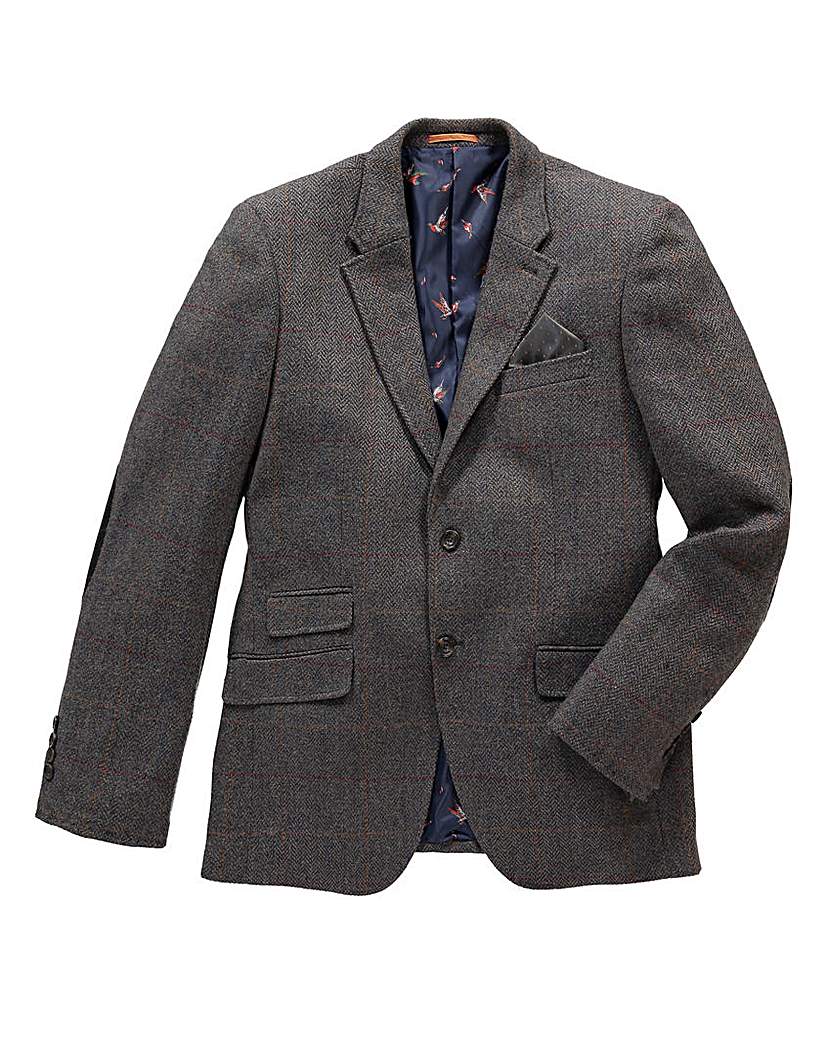 Black Label By Jacamo Tweed Blazer L Demiyo