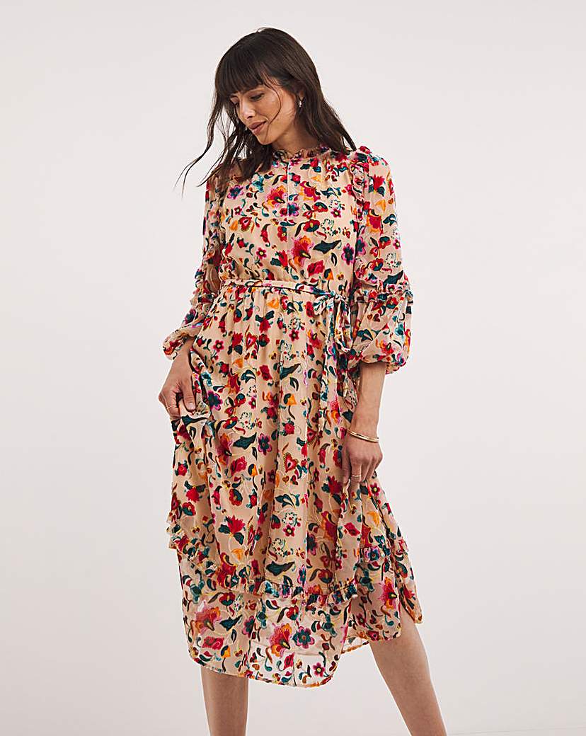 French Connection Avery Burnout Dress