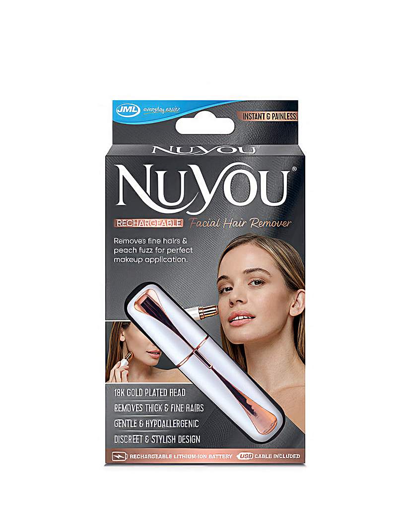 NuYou Facial Hair Remover Pearl White