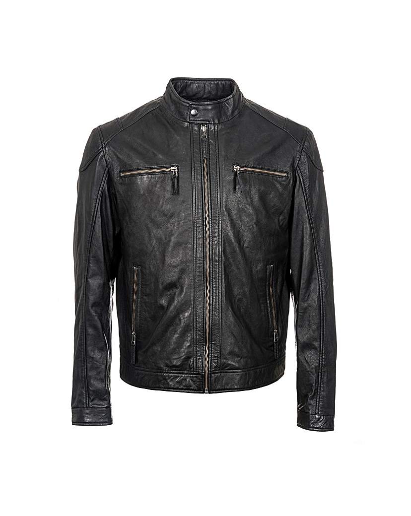 Woodland Leather Biker Jacket Woodland Leather Biker Jacket
