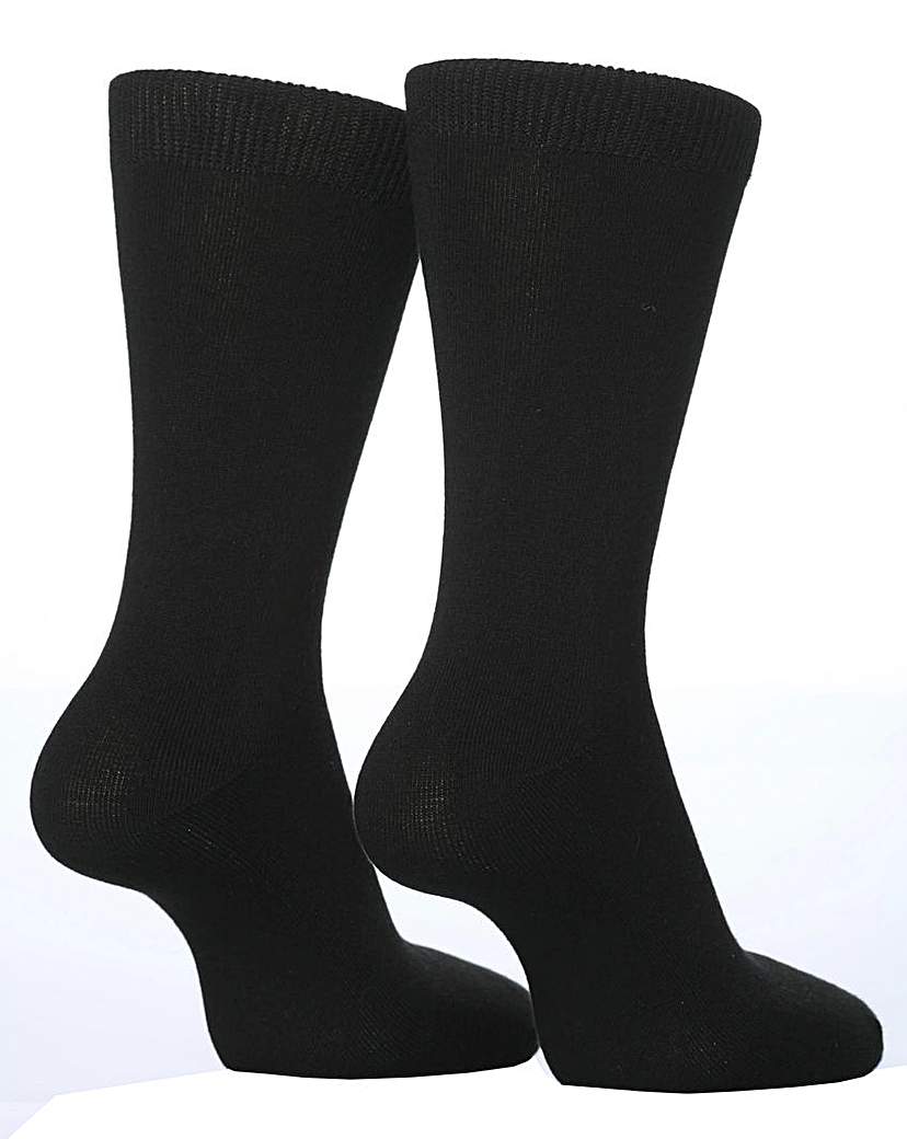 2 Pair Sockshop Plain Bamboo Socks 2 Pair Sockshop Plain Bamboo Socks