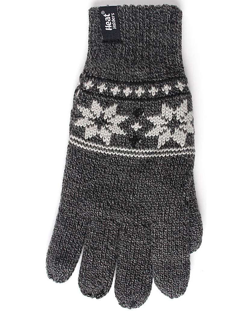 1 Pair Heat Holders Fairisle Gloves 1 Pair Heat Holders Fairisle Gloves