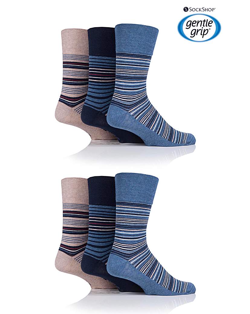 6 Pair Gentle Grip Socks 6 Pair Gentle Grip Socks