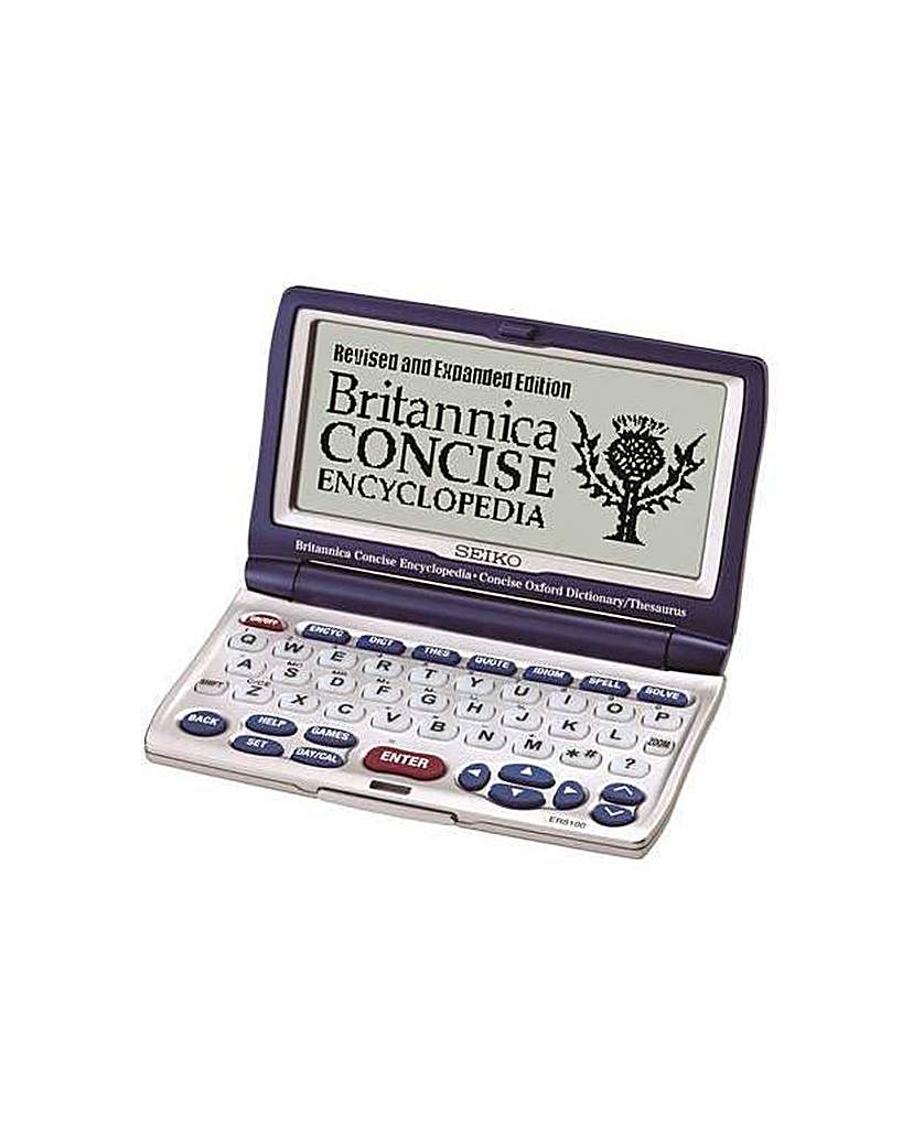 Seiko Concise Encyclopedia Dictionary Seiko Concise Encyclopedia Dictionary