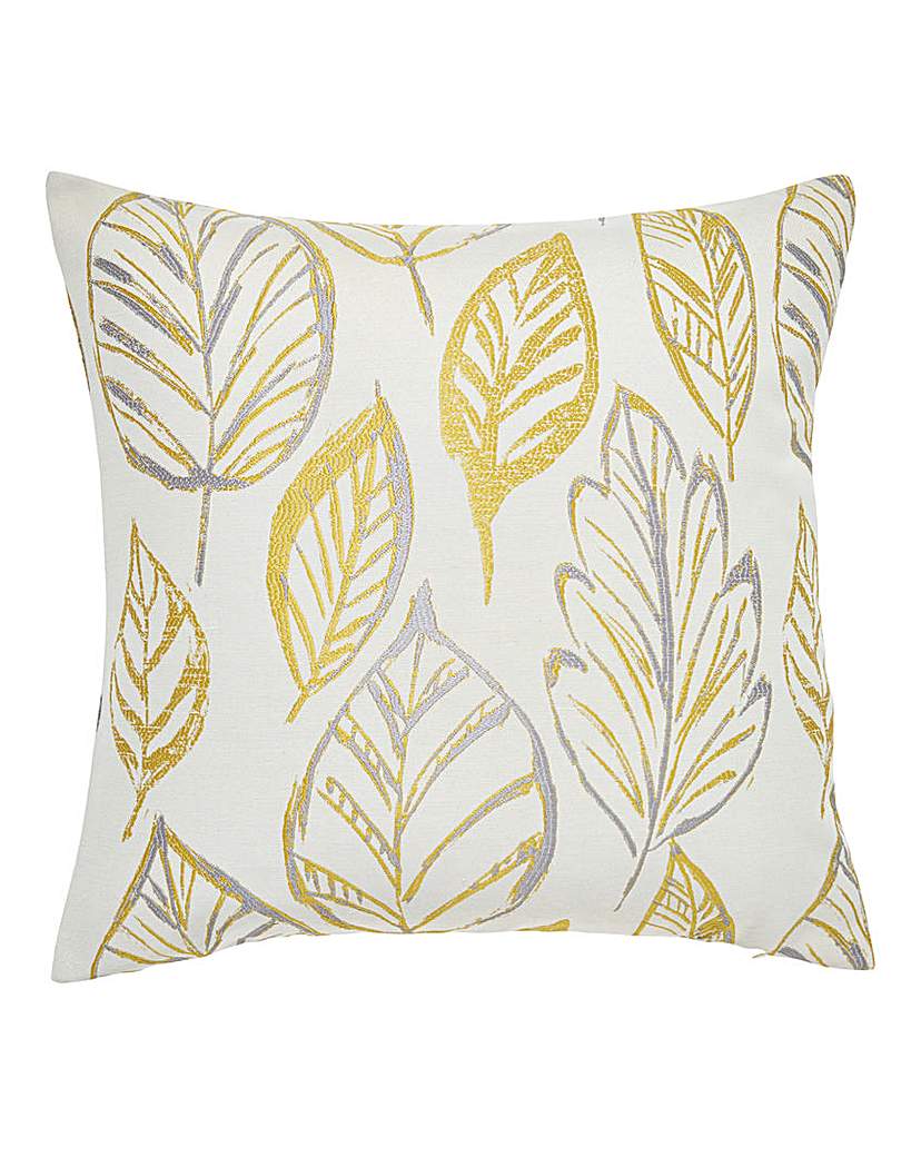 Peyton Leaf Square Filled Cushion Peyton Leaf Square Filled Cushion