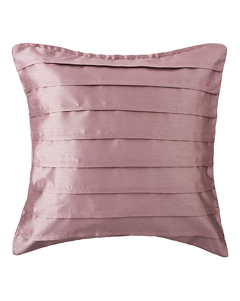 Faux Silk Pleated Filled Cushion Faux Silk Pleated Filled Cushion