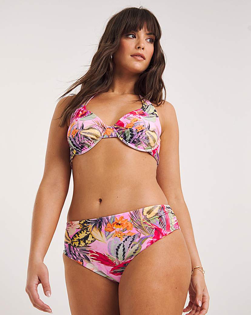 Side Ruched Bikini Bottoms Simply Be