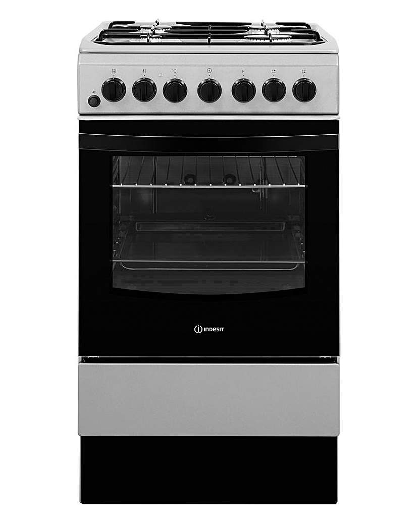 Indesit IS5G4PHSS Dual Fuel Cooker