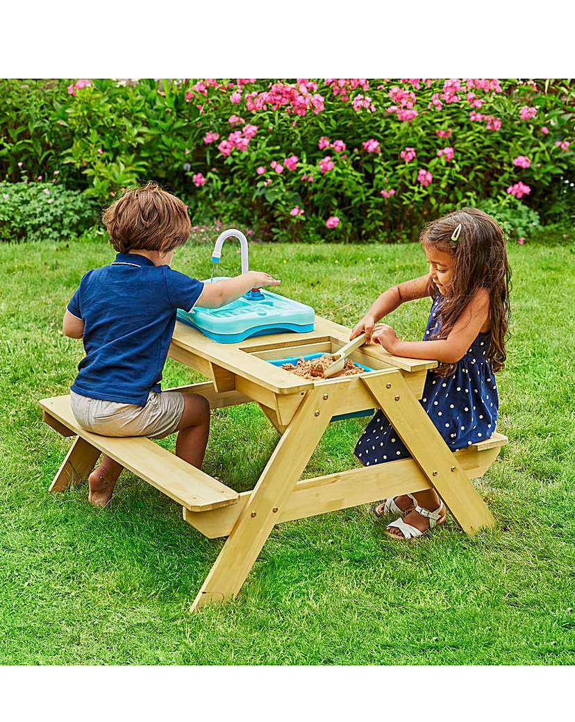 TP Picnic Bench with Pump & Play