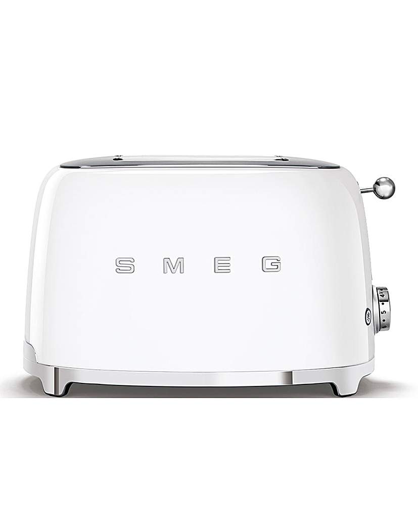 Smeg TSF01 2 Slice White Toaster