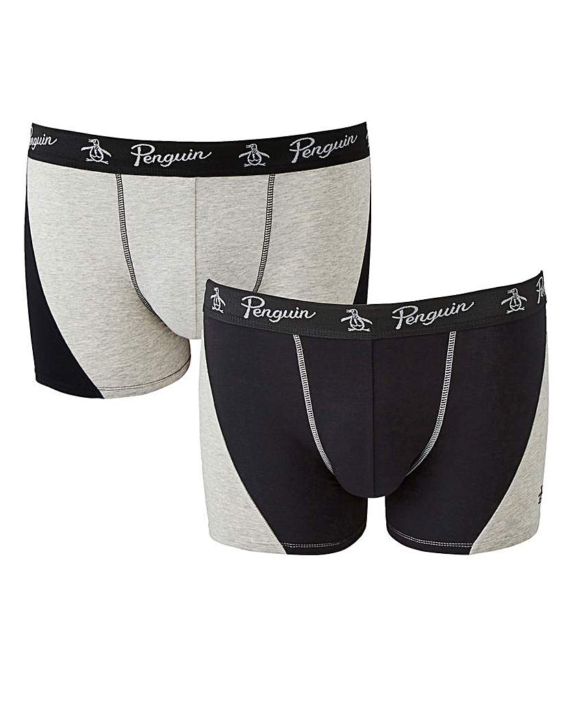 Original Penguin 2 Pk Monochrome Boxers Original Penguin 2 Pk Monochrome Boxers