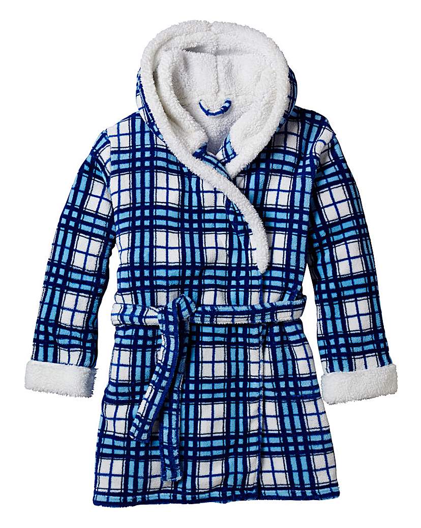 Pretty Secrets Check Fleece Gown L35 Pretty Secrets Check Fleece Gown L35