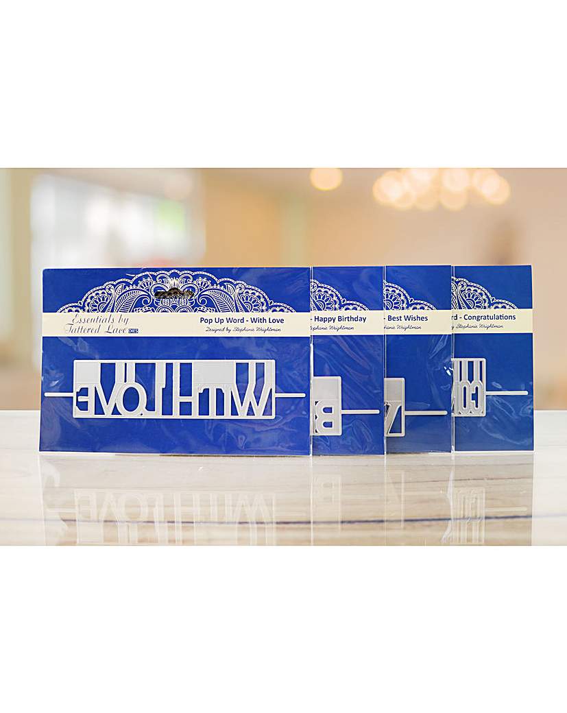 Tattered Lace Pop Up Word Bundle Tattered Lace Pop Up Word Bundle