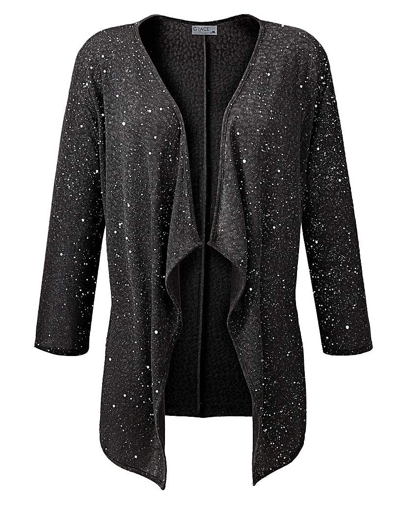 Grace Made In Britain Glitter Cardigan