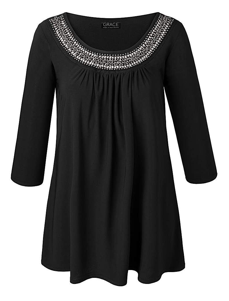 Grace Made In Britain Embellished Tunic Voomia