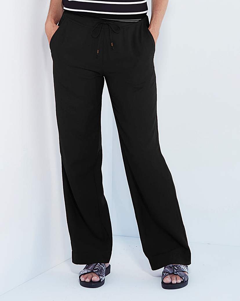 Linen Mix Trousers - Long Linen Mix Trousers - Long