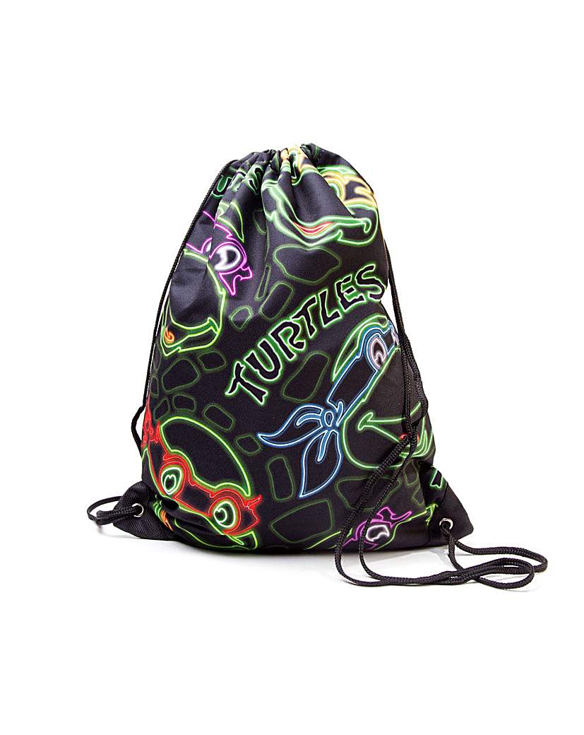 TMNT Neon Faces Gymbag TMNT Neon Faces Gymbag