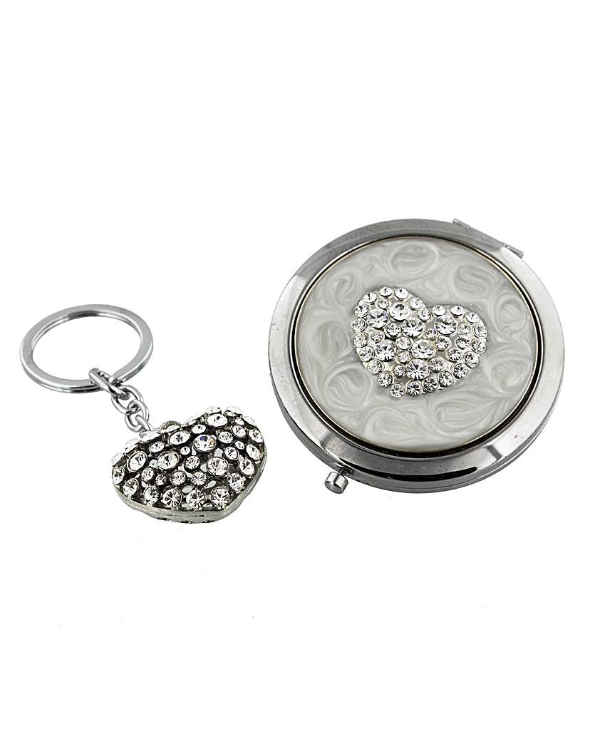 Sophia Compact Mirror And Keyring Sophia Compact Mirror And Keyring