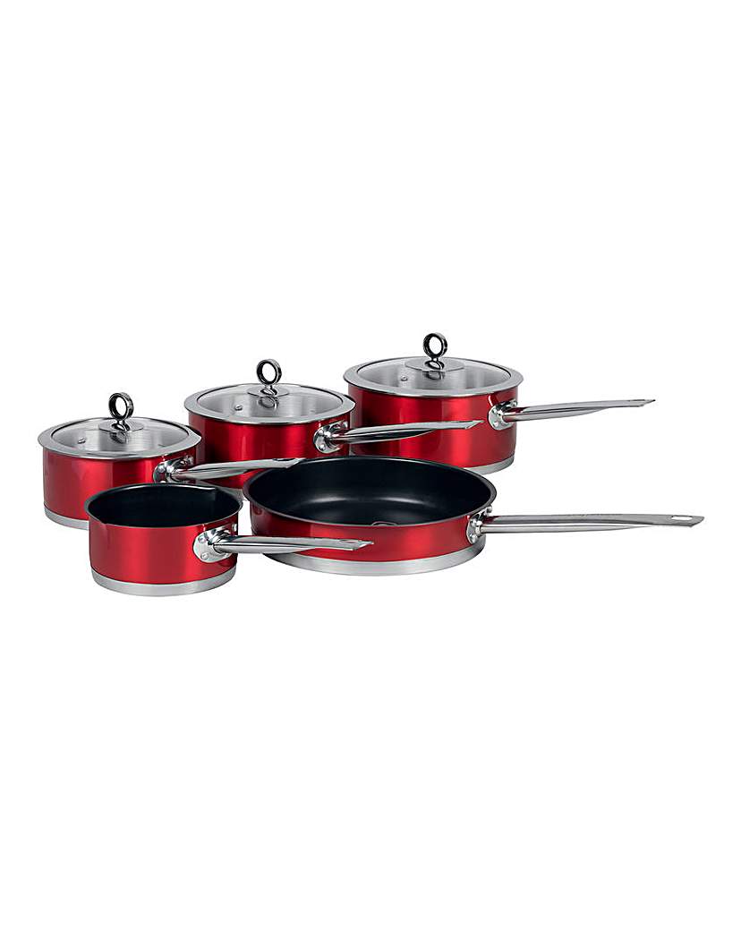 Morphy Richards Accents 5 Piece Pan Set Morphy Richards Accents 5 Piece Pan Set