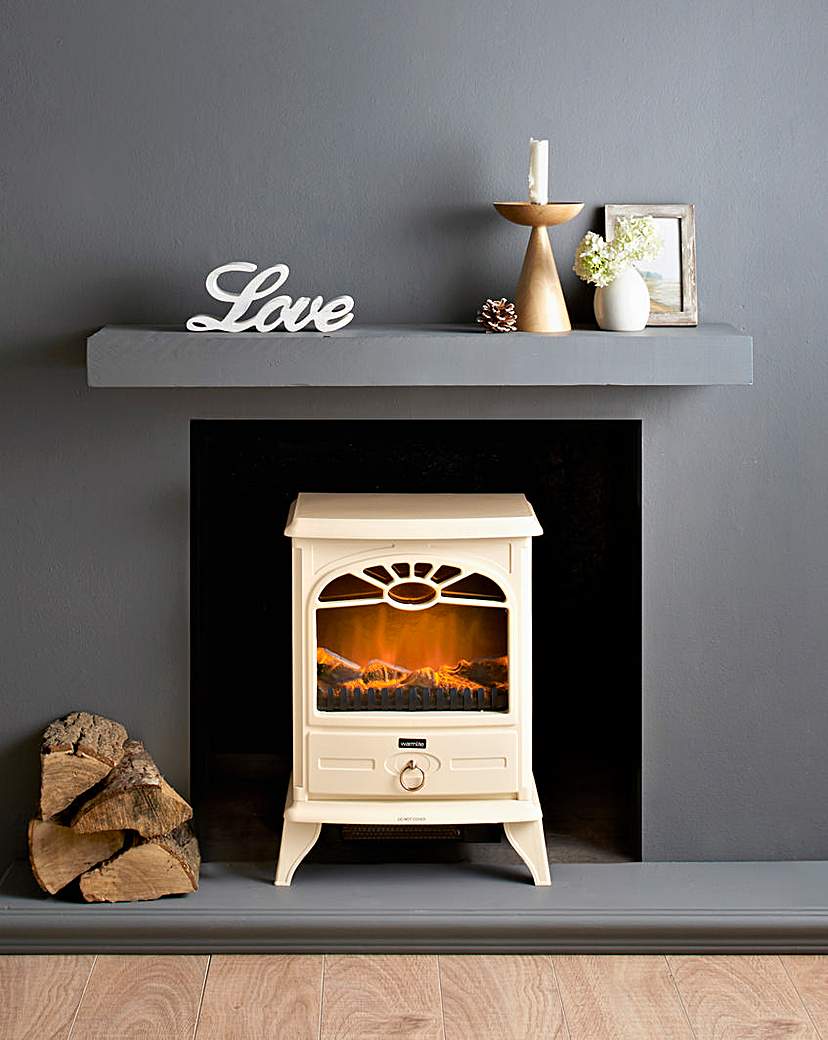 Warmlite 2000W Compact Log Effect Stove Warmlite 2000W Compact Log Effect Stove