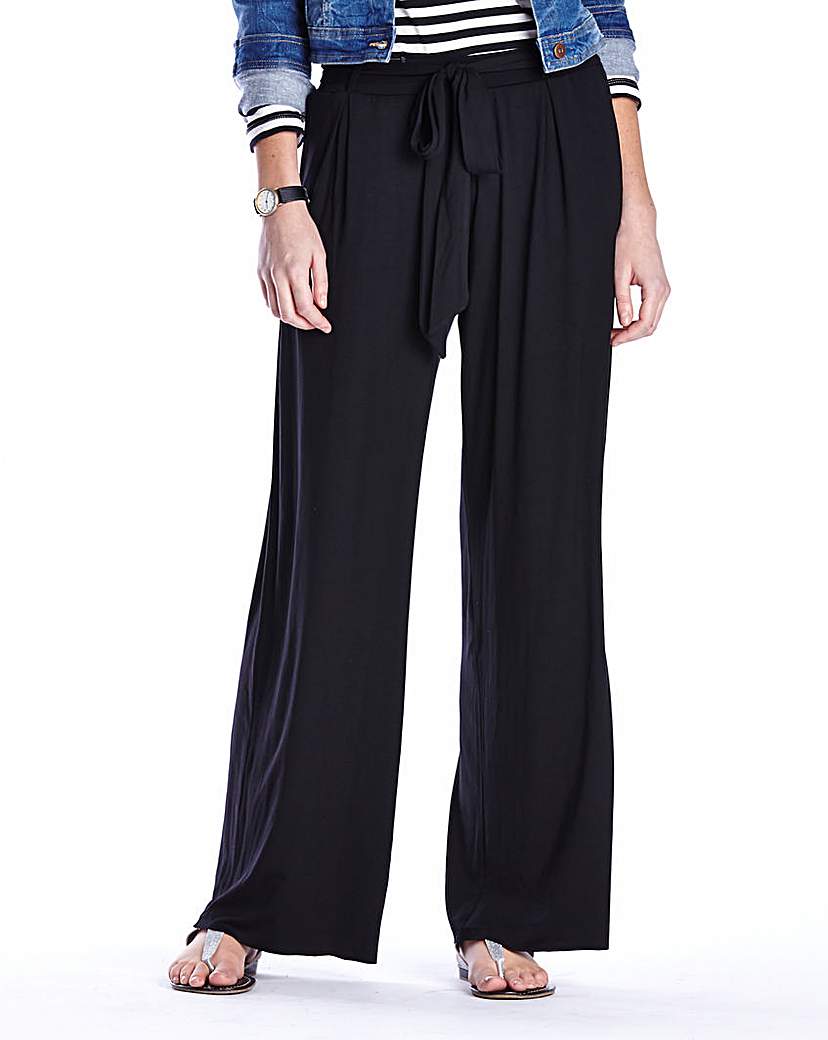 Jersey Wide Leg Trousers Regular Jersey Wide Leg Trousers Regular