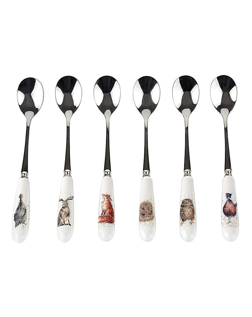 Wrendale Tea Spoons Set of 6 Wrendale Tea Spoons Set of 6