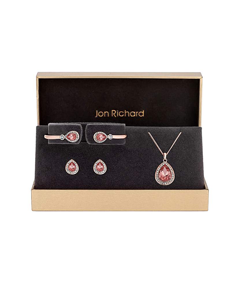 Jon Richard Crystal Set - Gift Boxed