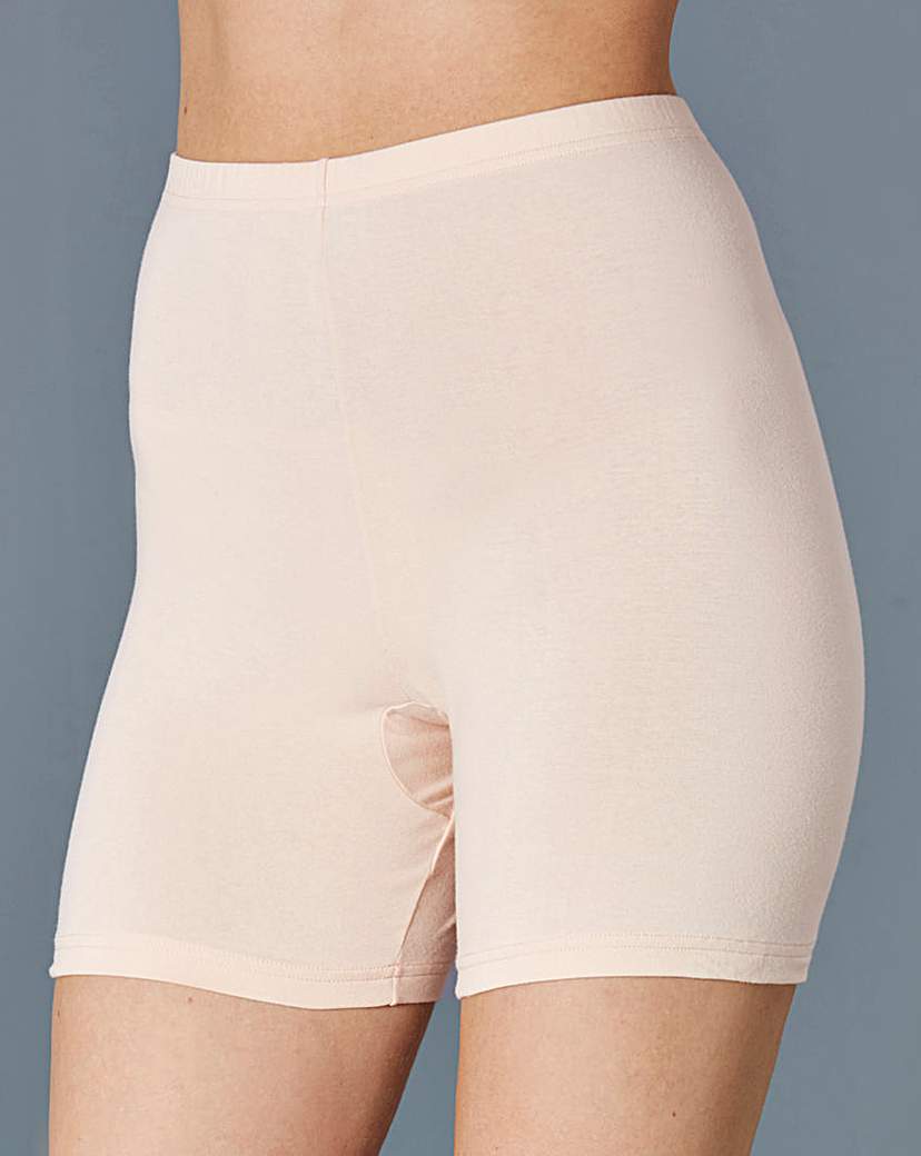 2Pack LongLeg Black/Skin Comfort Shorts 2Pack LongLeg Black/Skin Comfort Shorts