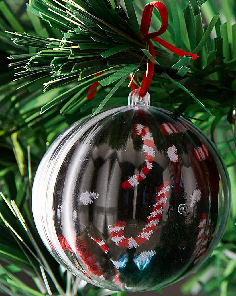 Bauble Candy Canes Ankle Socks