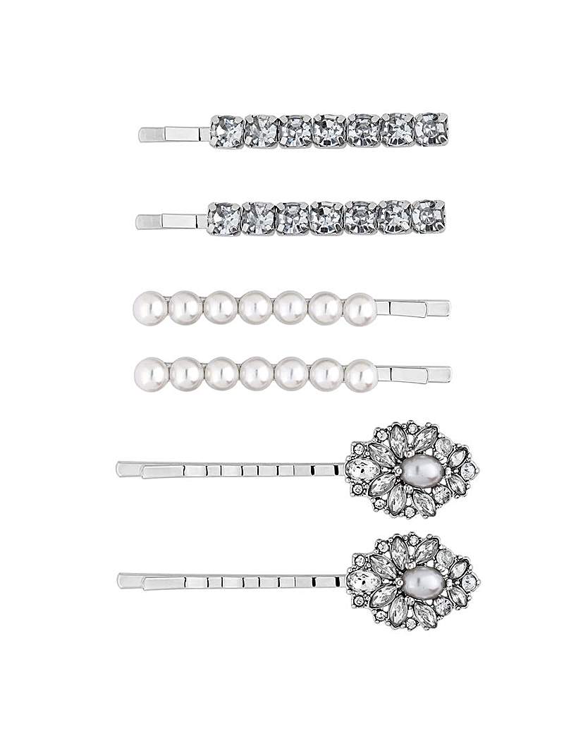 Mood Ornate Crystal Hair Slide Set Mood Ornate Crystal Hair Slide Set