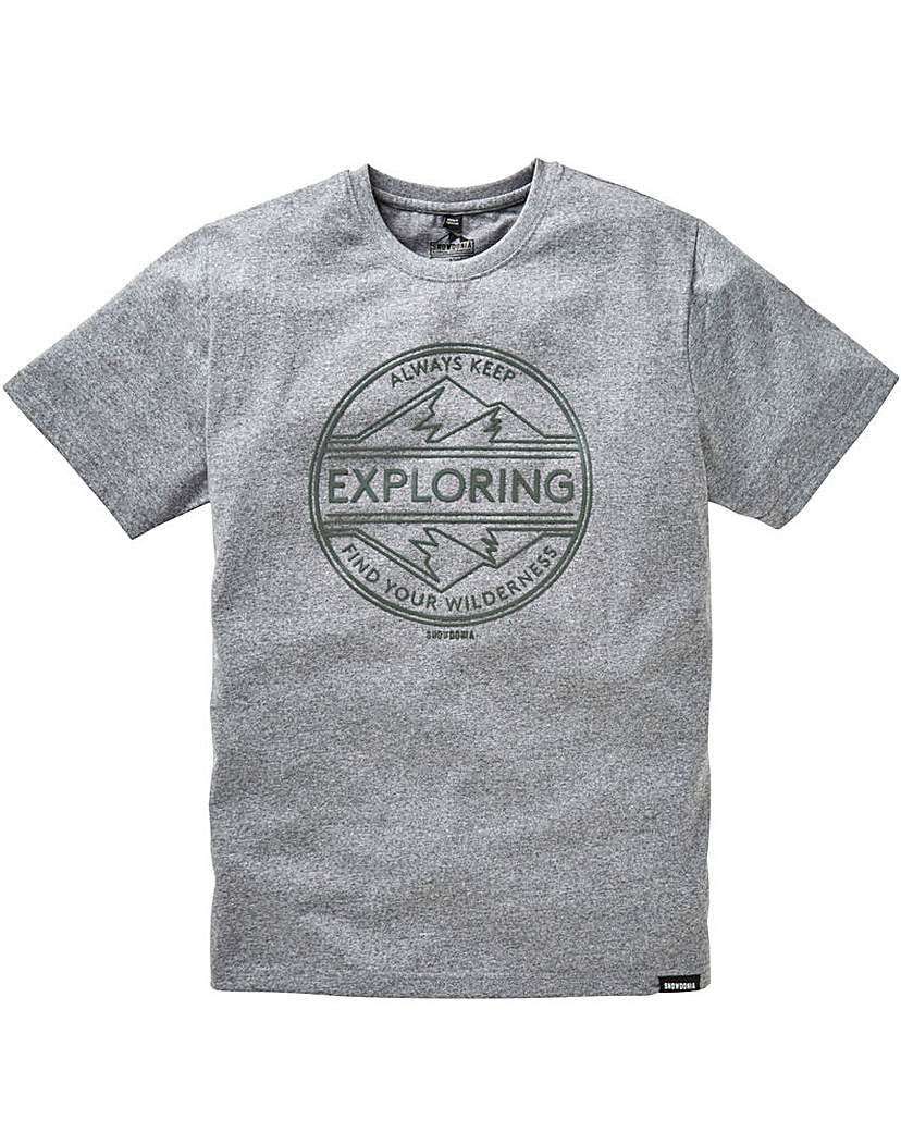Snowdonia Slogan T-Shirt Regular Snowdonia Slogan T-Shirt Regular