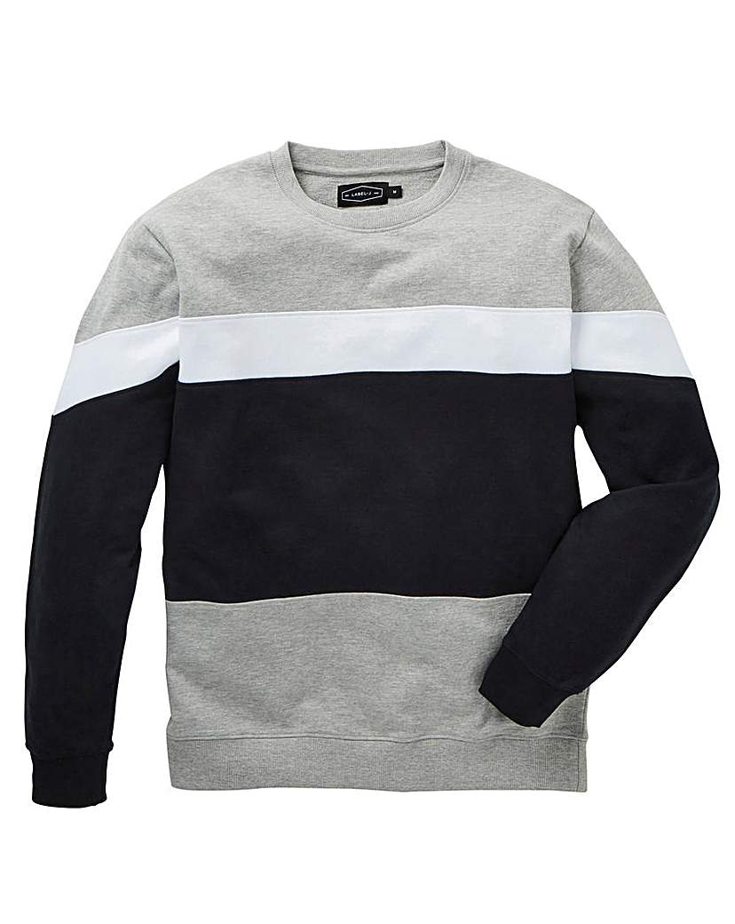 Label J Cut and Sew Crew Sweat Regular Label J Cut and Sew Crew Sweat Regular
