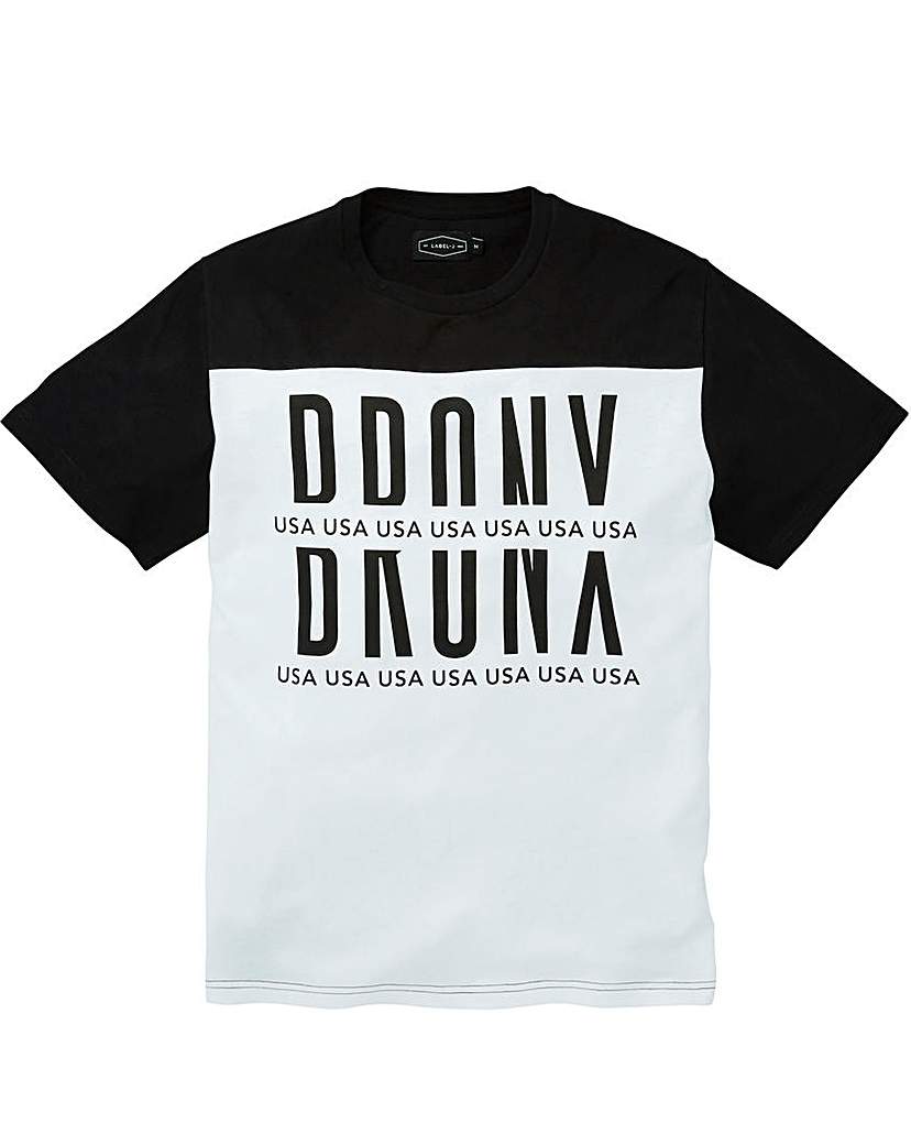 Label J Bronx Cut and Sew Tee Regular Label J Bronx Cut and Sew Tee Regular