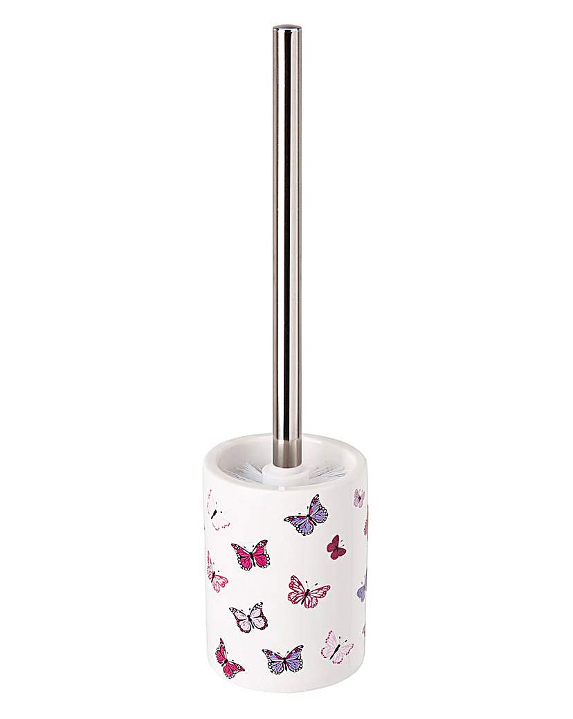 Butterflies Ceramic Toilet Brush Butterflies Ceramic Toilet Brush