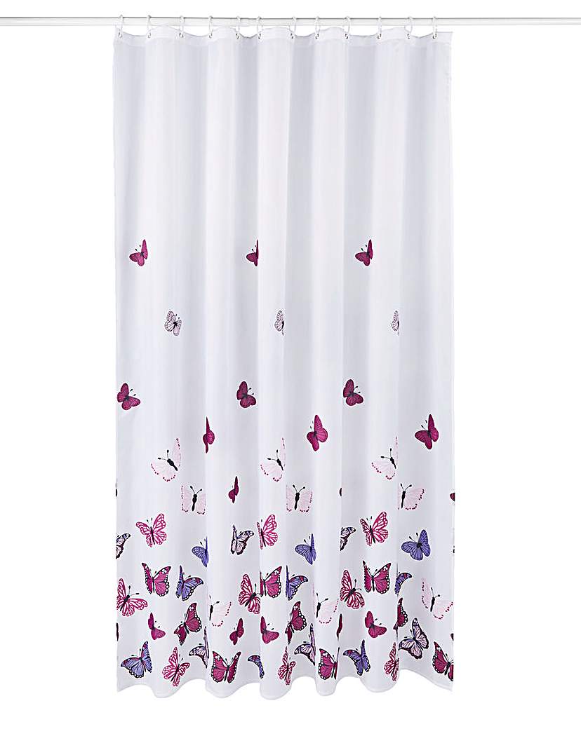 Butterfly Shower Curtain Butterfly Shower Curtain
