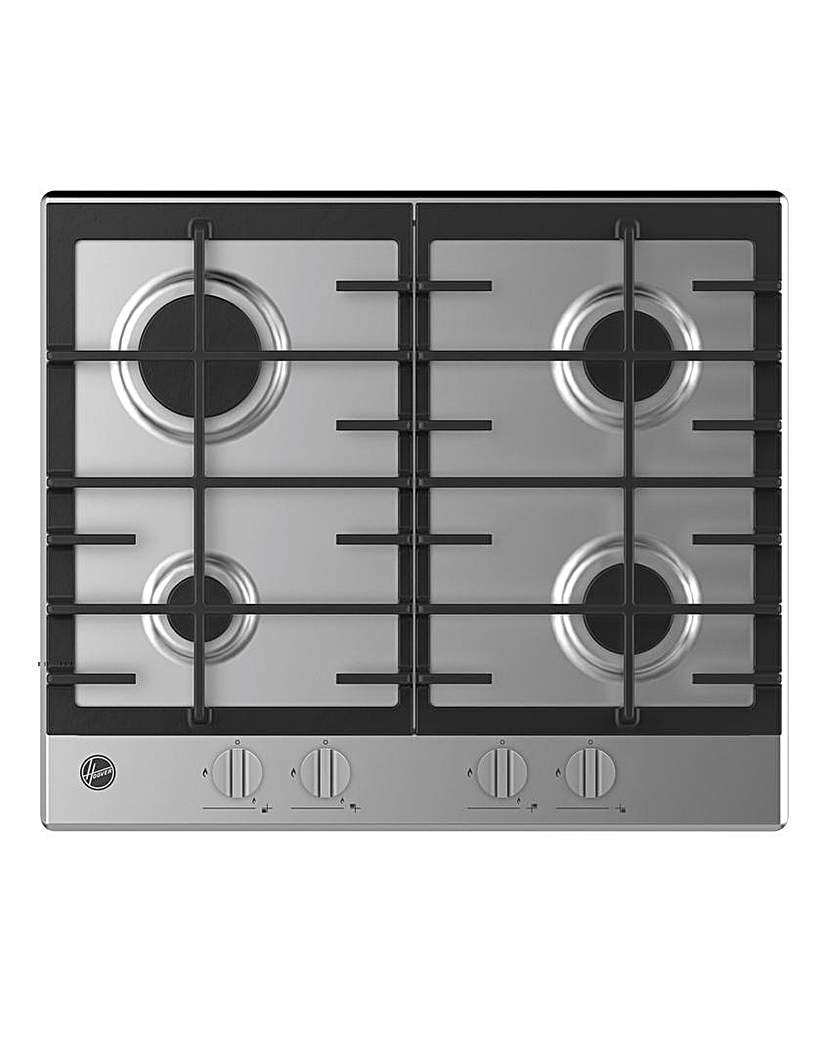 Hoover HMK6GRK3X Gas Hob Stainless Steel
