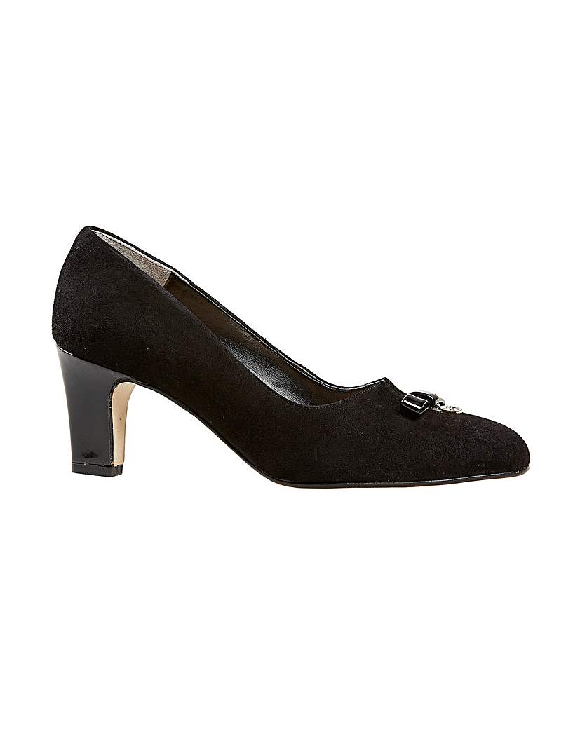 Van Dal Farnell - Black Suede / Patent Van Dal Farnell - Black Suede / Patent