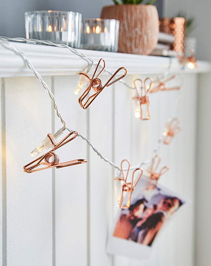 Image of Copper String Clip Lights