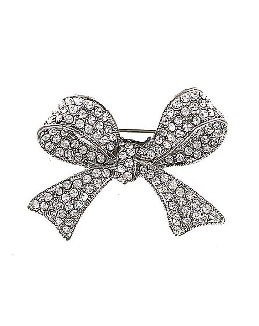 Lizzie Lee Diamante Bow Brooch Lizzie Lee Diamante Bow Brooch
