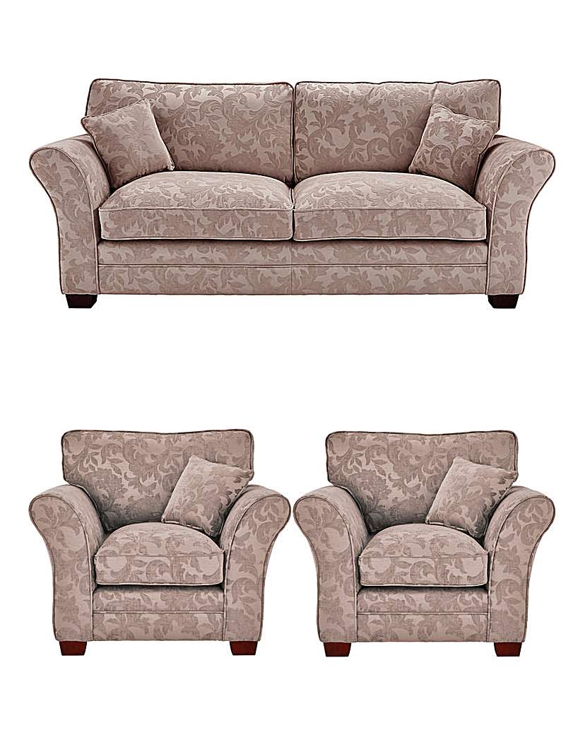 Mayfair Three Seater Sofa and Two Chairs Mayfair Three Seater Sofa and Two Chairs
