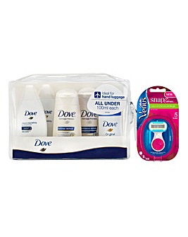 Dove Mini Travel Set & Snap Gift Set