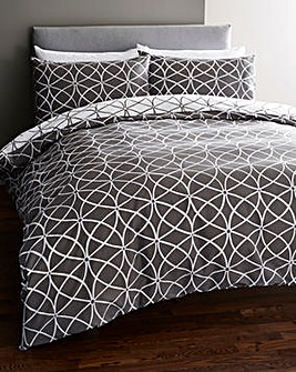 Montana Charcoal Duvet Cover Set