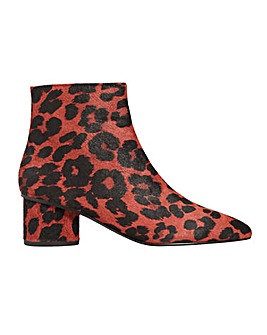 Violeta by Mango Print Ankle Boot