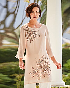 Joanna Hope Embellished Tunic
