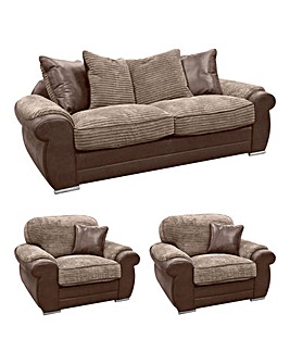 Adelaide 3 Seater Sofa and 2 Chairs