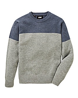 Jacamo Contrast Yoke Jumper Long